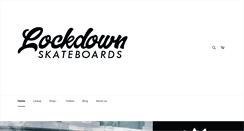 Desktop Screenshot of lockdownskateboards.com